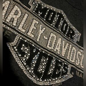 NEW Harley-Davidson BLING 3/4 sleeve shirt